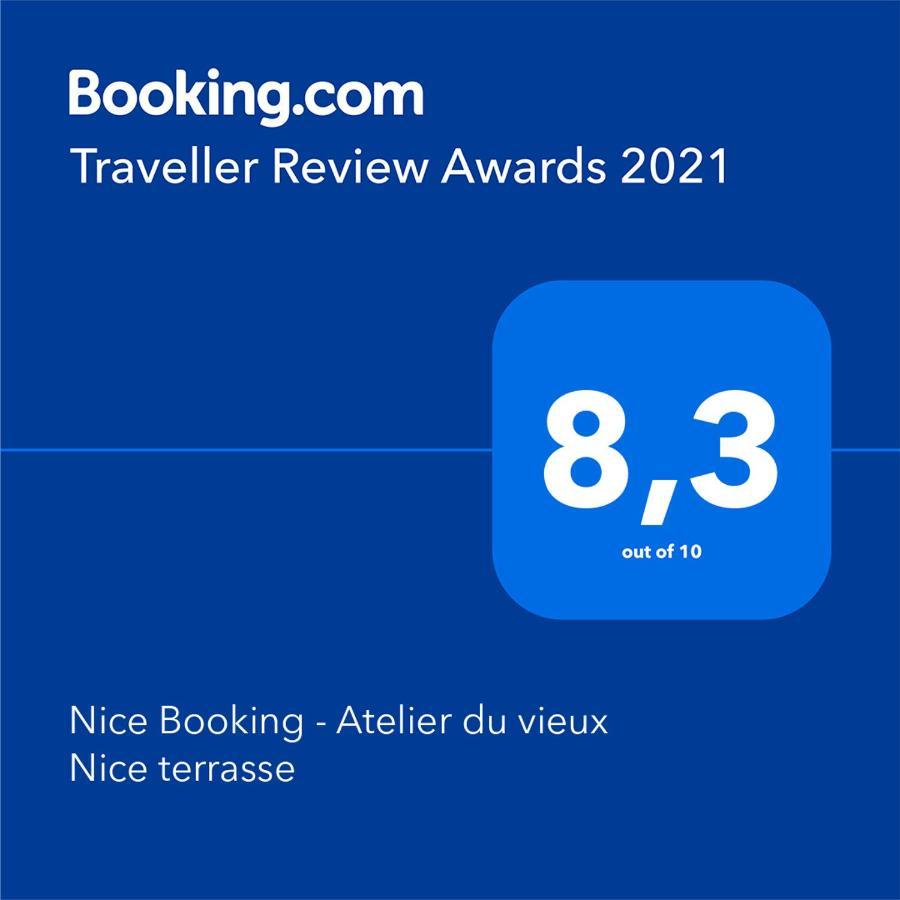 Nice Booking - Atelier Du Vieux Nice Terrasse ภายนอก รูปภาพ